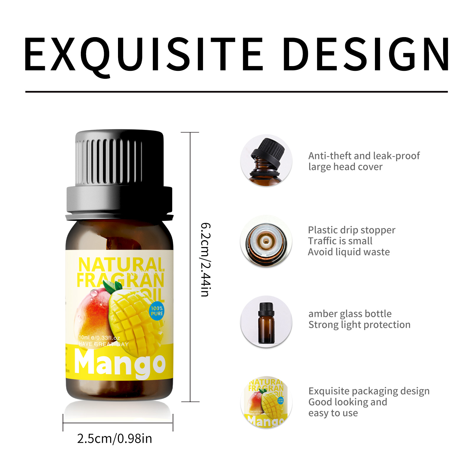 10ml Mango Essential Oils Mang - مراجعة Candle Making Oil Scents وسعره
