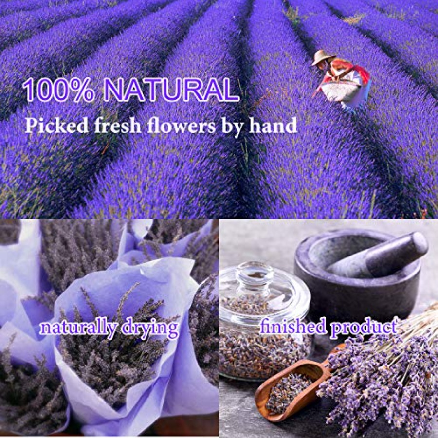 9 Bags Dried Flowers,100% Natu - مراجعة Candle Making Kit وسعره