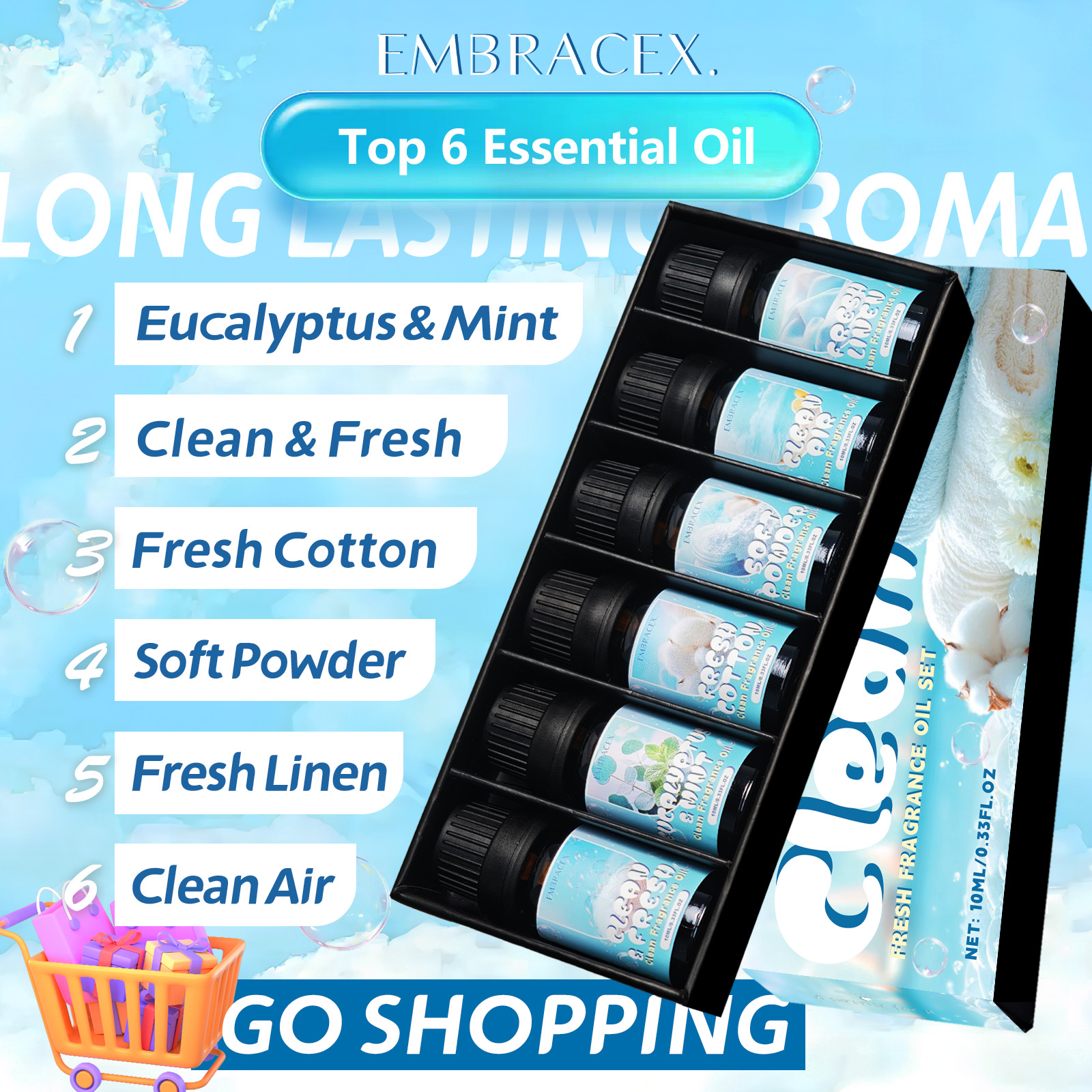 10ml Soft Powder Essential Oil - مراجعة Candle Making Oils وسعره
