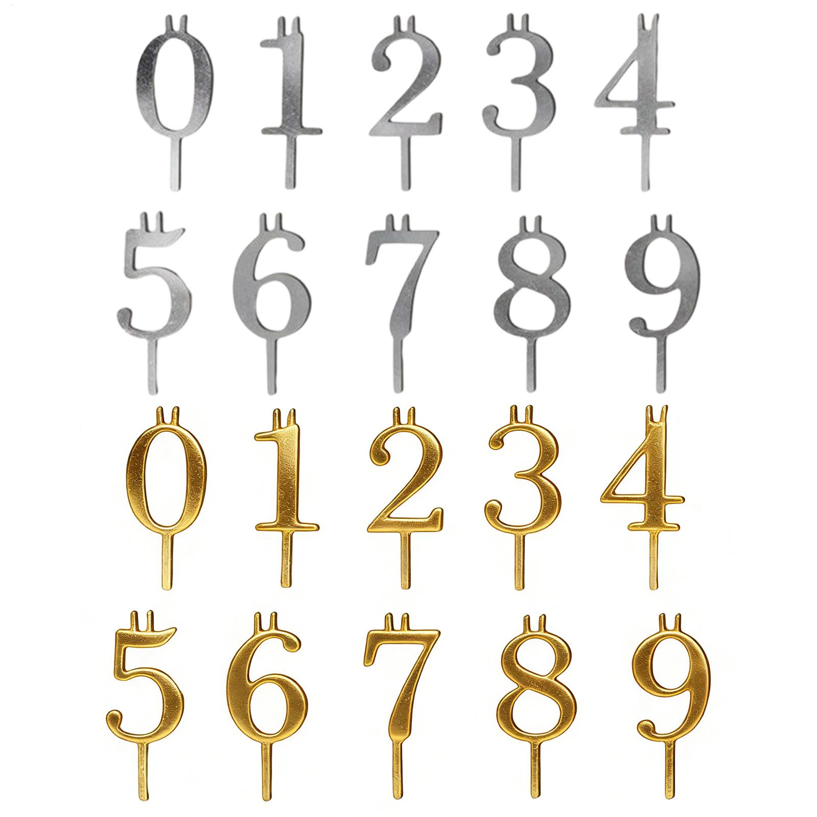 10pcs 0-9 Number Cake Toppers  - مراجعة Candle Making Business وسعره