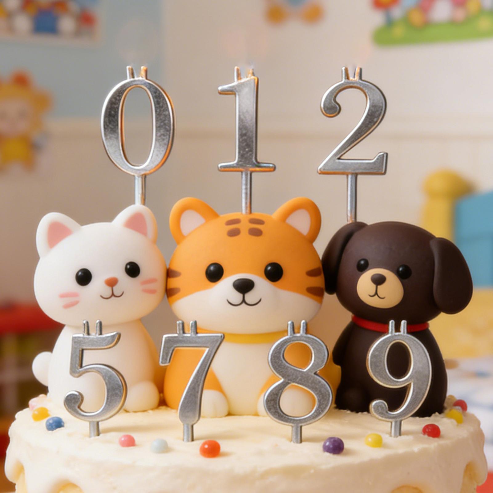 10pcs 0-9 Number Cake Toppers  - مراجعة Candle Making Business وسعره